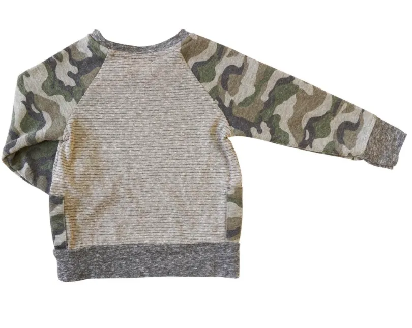 Miki Miette - Boys Iggy Sweatshirt in Camo