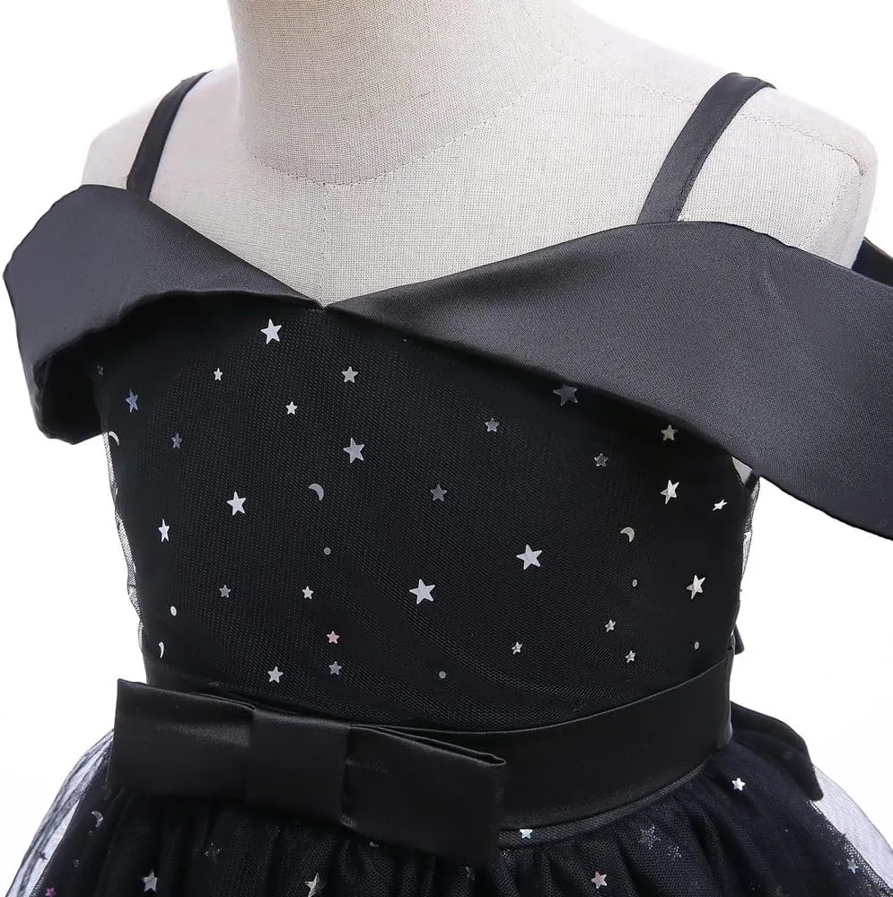 Toddler Rainbow Pageant Dresses for Girls Tutu Party Sparkly Princess Gown 2-10Years