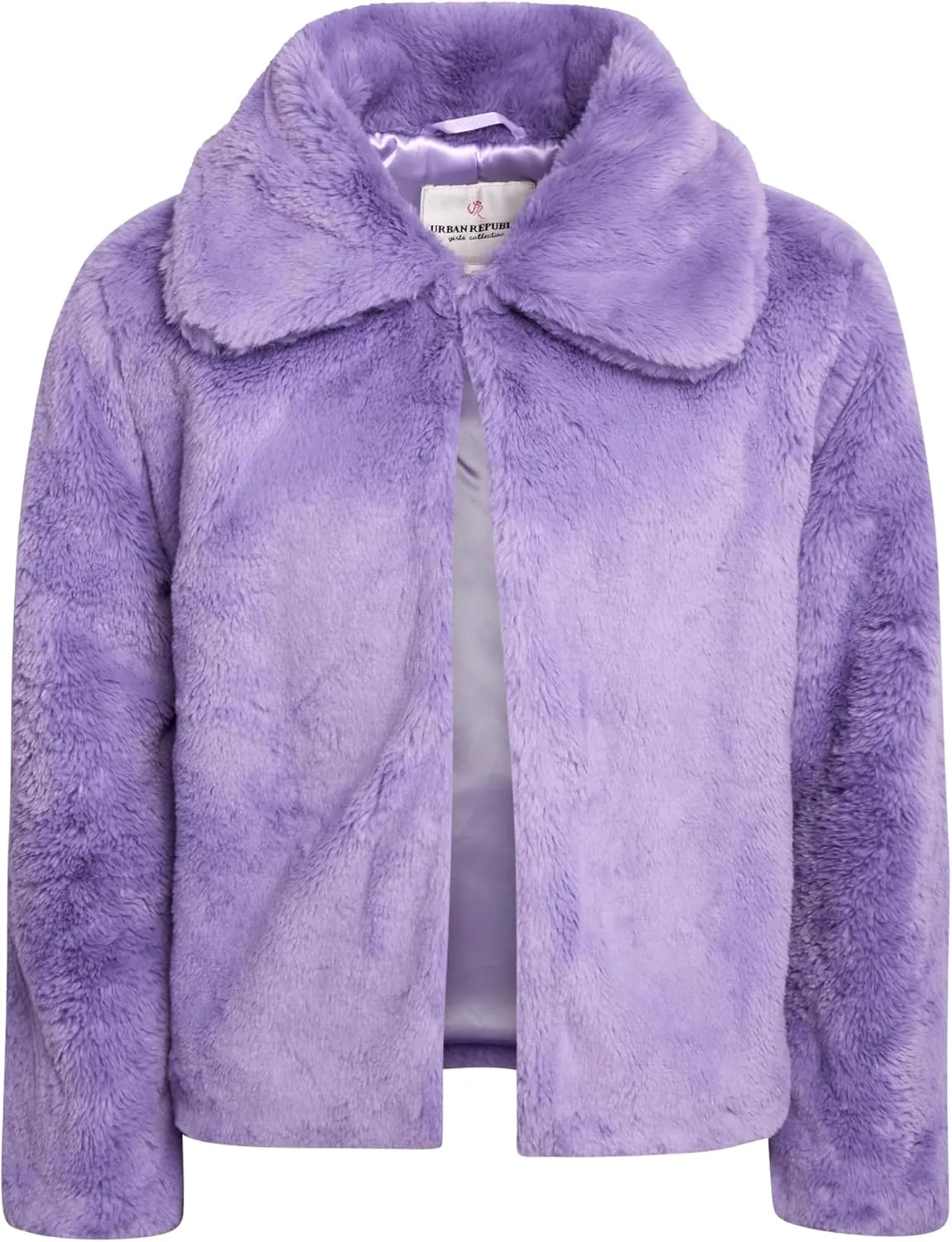 URBAN REPUBLIC Girls' Bolero Jacket - Stylish Cropped Faux Fur Bolero Cardigan - Fashion Outerwear Jackets for Girls (7-14)