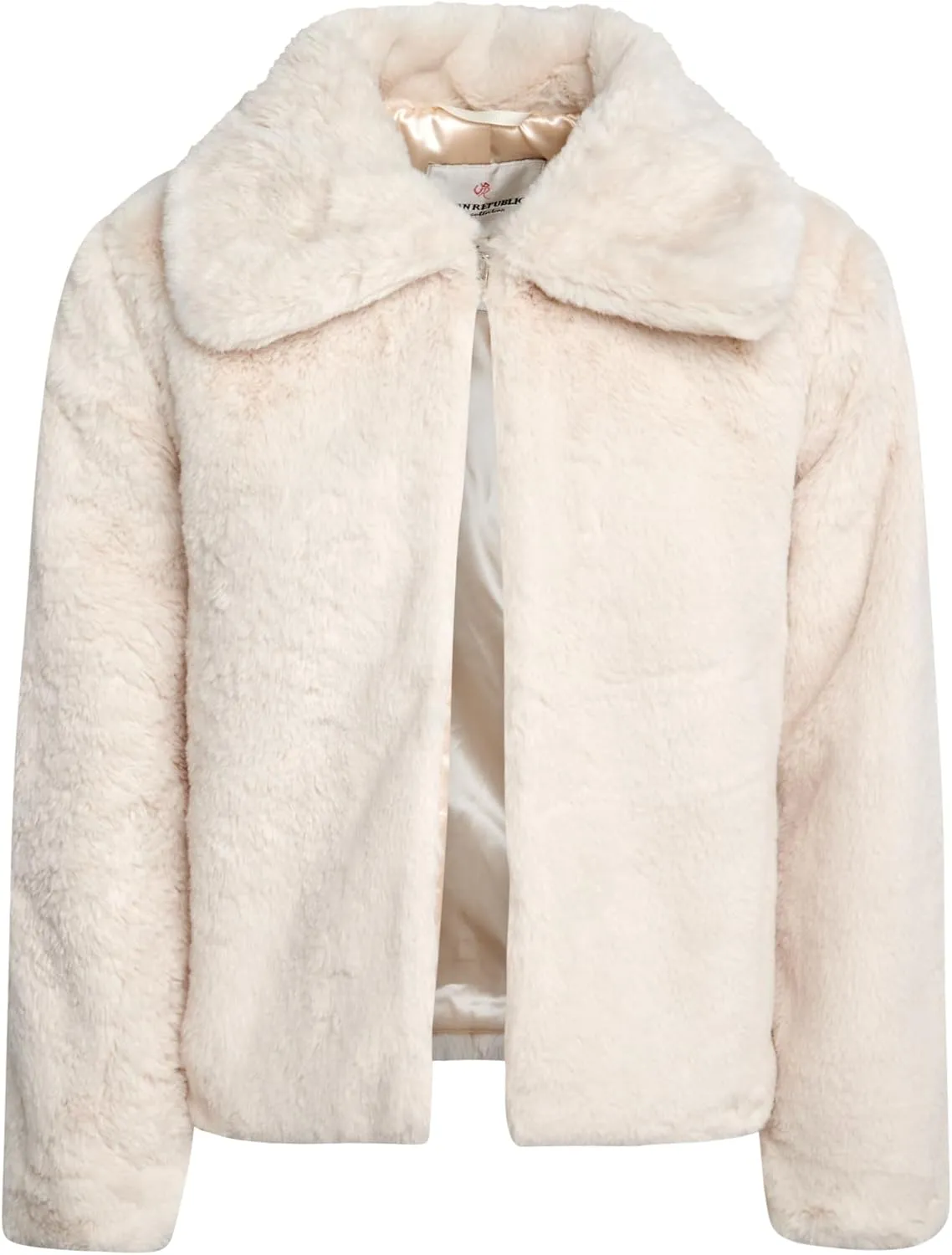 URBAN REPUBLIC Girls' Bolero Jacket - Stylish Cropped Faux Fur Bolero Cardigan - Fashion Outerwear Jackets for Girls (7-14)