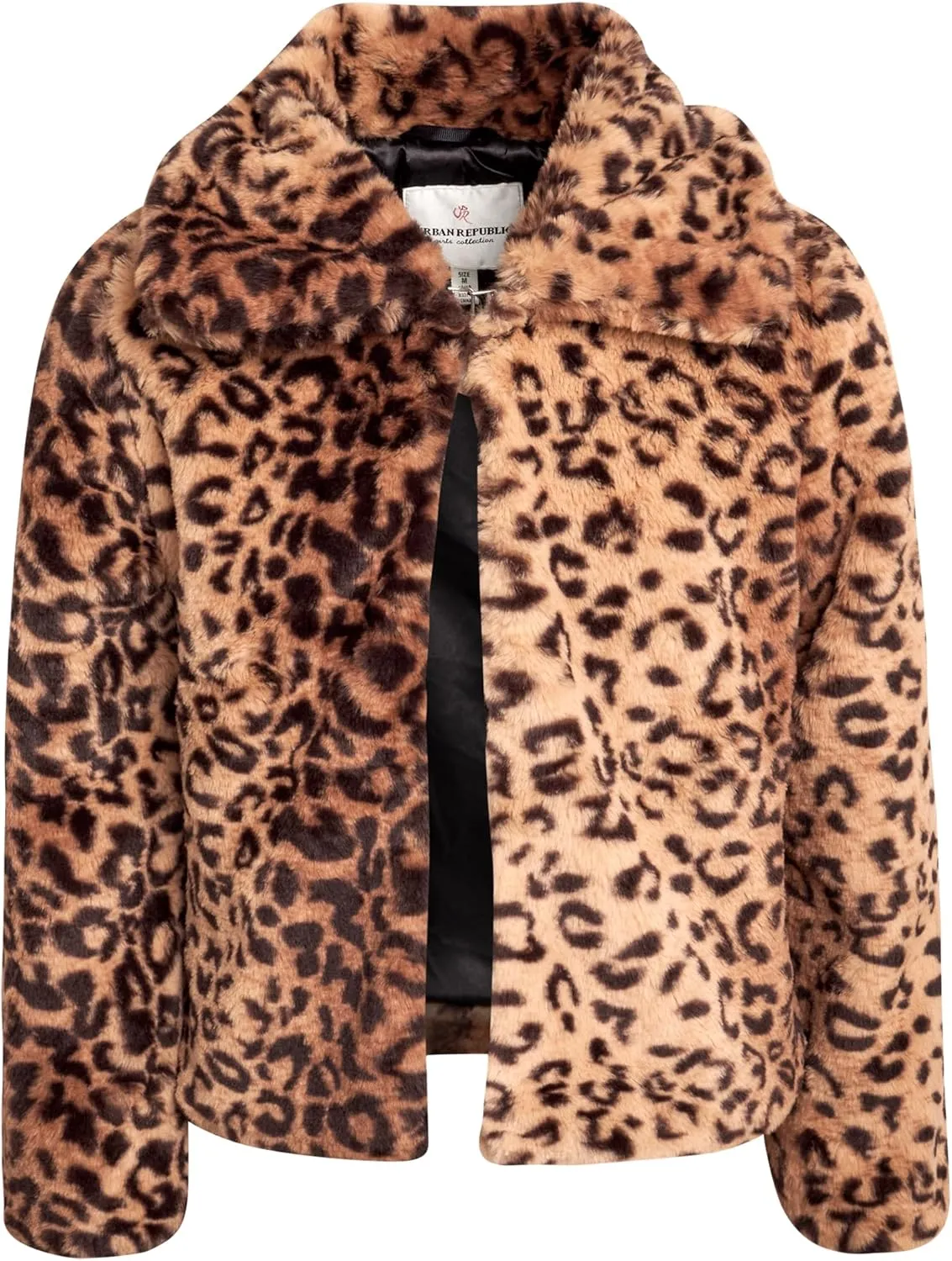 URBAN REPUBLIC Girls' Bolero Jacket - Stylish Cropped Faux Fur Bolero Cardigan - Fashion Outerwear Jackets for Girls (7-14)