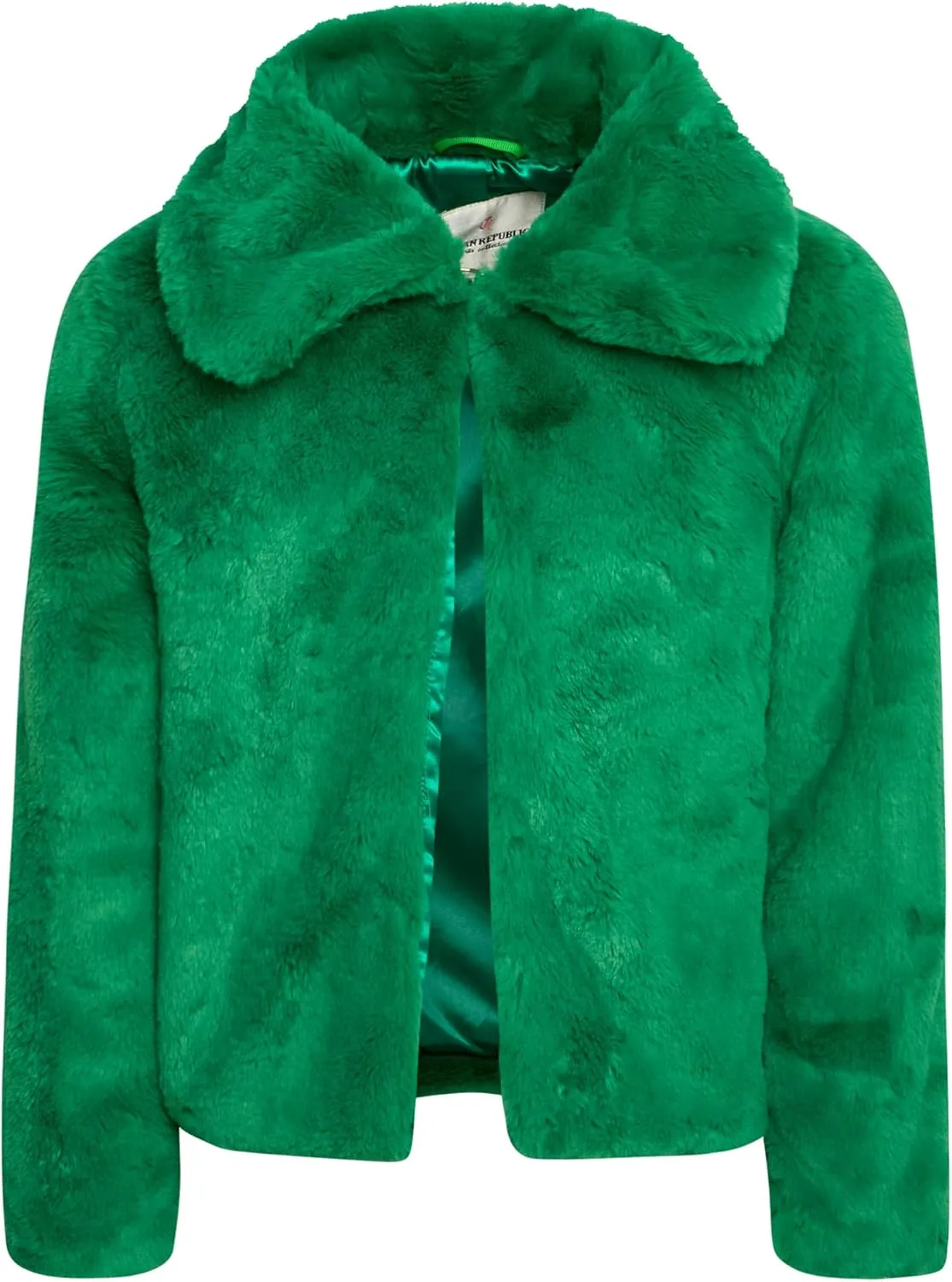 URBAN REPUBLIC Girls' Bolero Jacket - Stylish Cropped Faux Fur Bolero Cardigan - Fashion Outerwear Jackets for Girls (7-14)